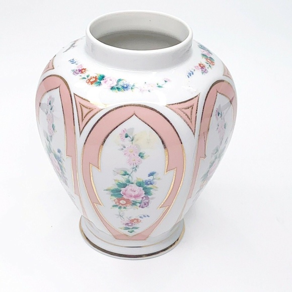 *SOLD* Vintage Lefton China Ginger Jar Vase Hand Painted - Picture 3 of 10